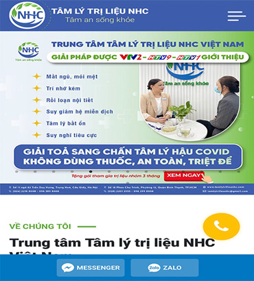 dự án trung tâm tâm lý trị liệu NHC Việt Nam